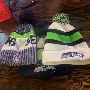 Seahawks beanies